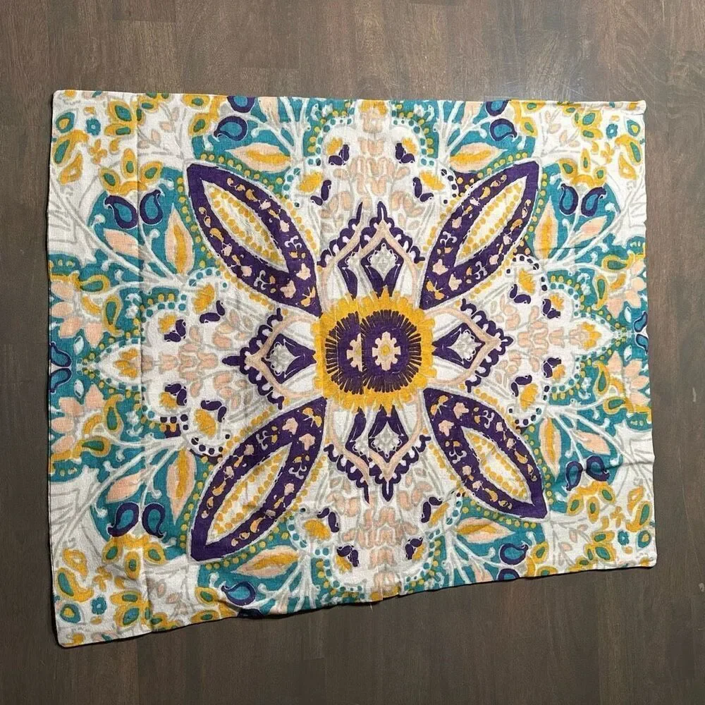 Urban Outfitters Nessa Floral Medallion Sham Set